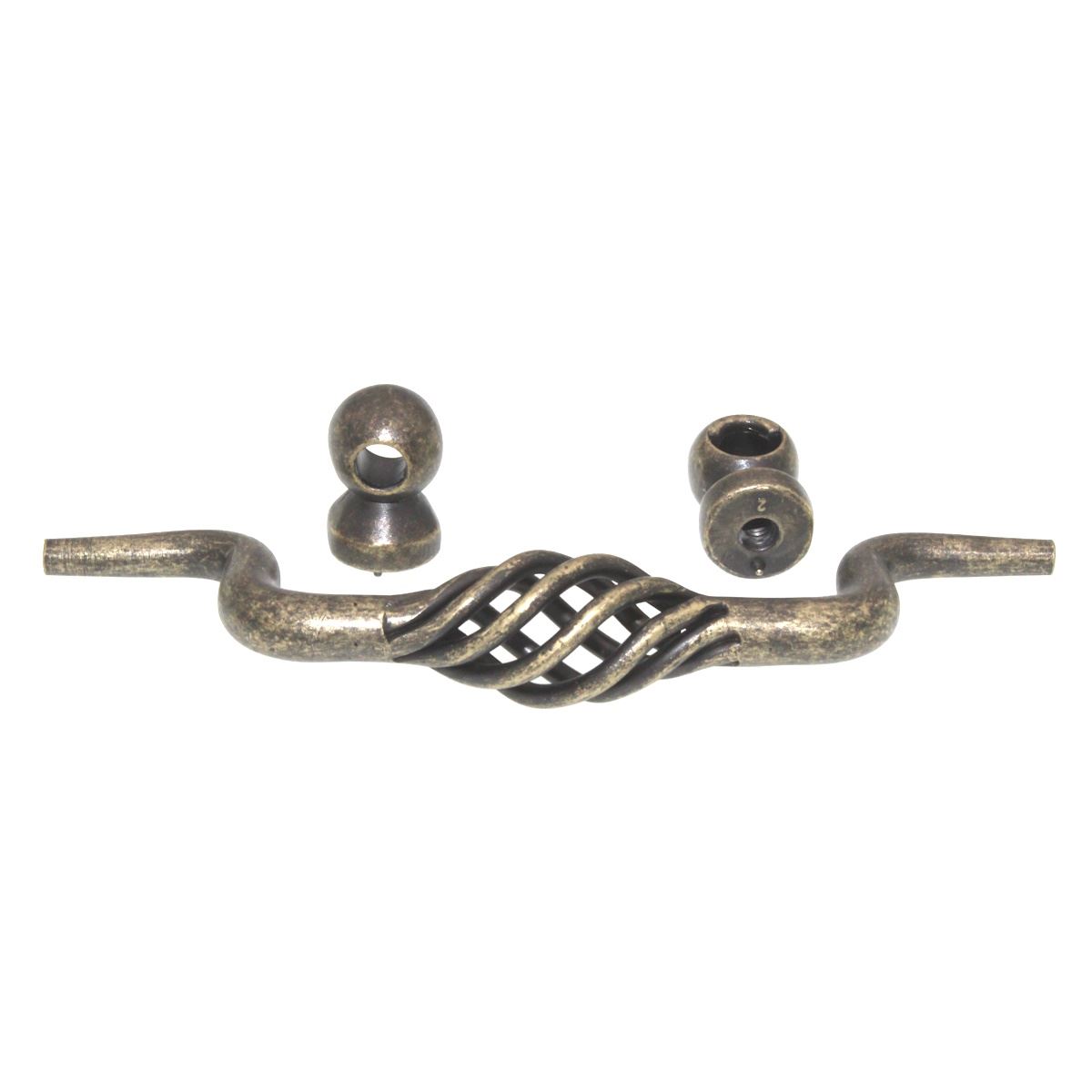 Amerock Village Classics Weathered Brass 3 3/4 inch (96mm) CTC Handle Pull BP19323R2