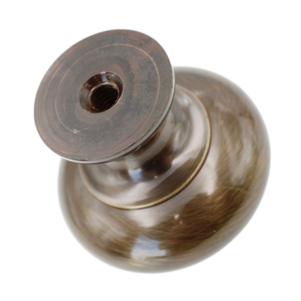 Amerock Brass Classics Antique English Solid Brass 1 1/4" Cabinet Knob BP1950-AE