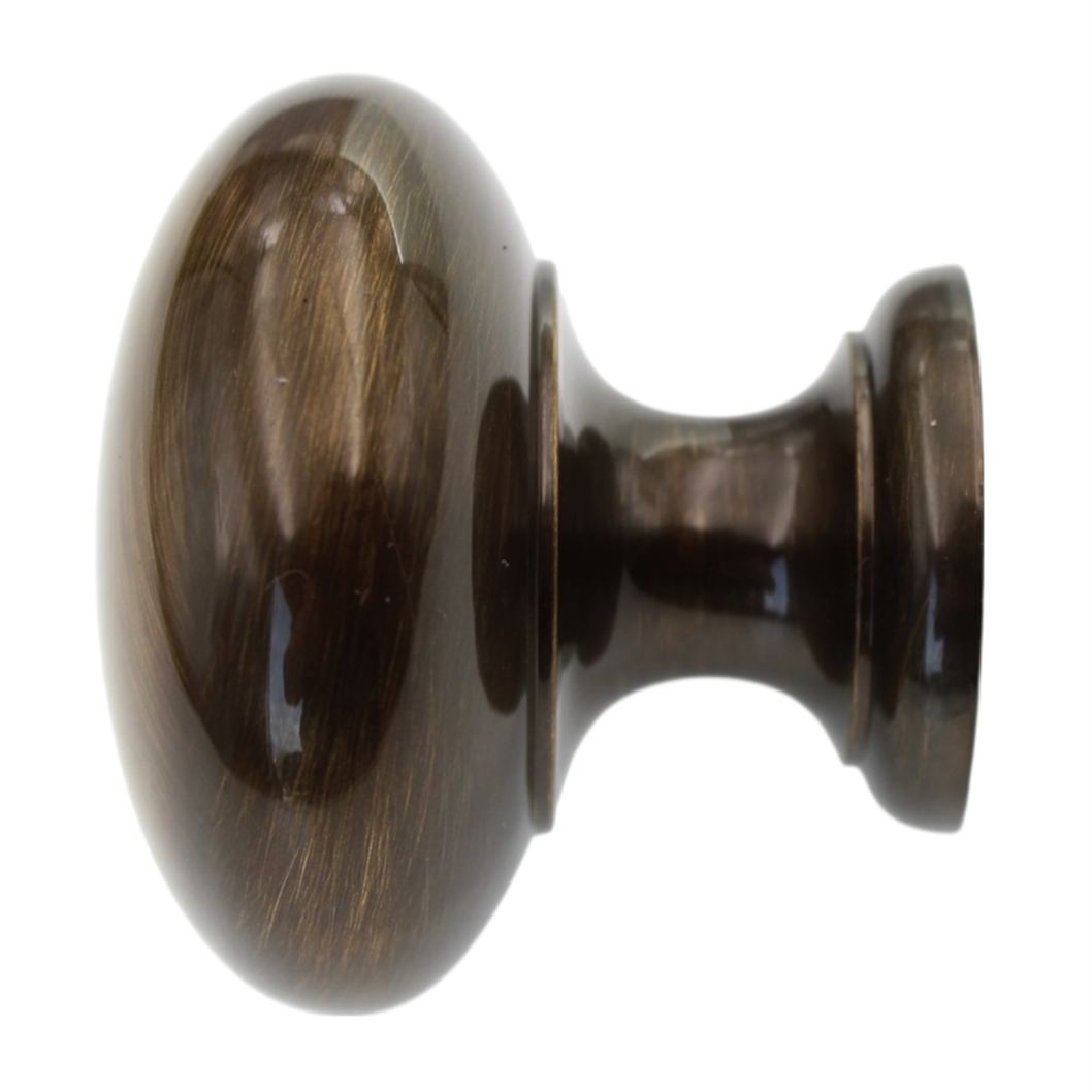 Amerock Brass Classics Dark Antique English Solid Brass 1 1/4" Cabinet Knob BP1950-DAE