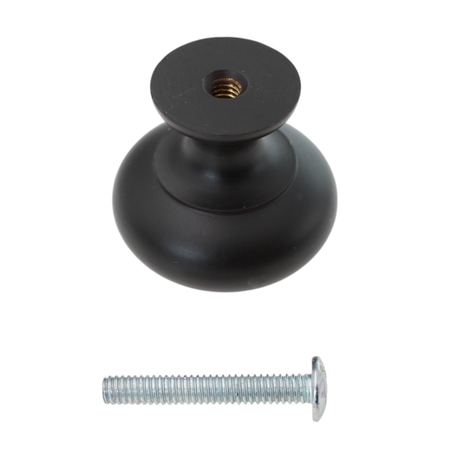 Amerock Brass Classics Natural Bronze Solid Brass 1 1/4" Cabinet Knob BP1950-NBZ