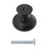 Amerock Brass Classics Natural Bronze Solid Brass 1 1/4" Cabinet Knob BP1950-NBZ
