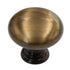 Amerock Solid Brass Antique English 1 1/4" Mushroom Cabinet Knob BP1950H-AE
