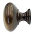 Amerock Solid Brass Antique English 1 1/4" Mushroom Cabinet Knob BP1950H-AE