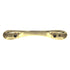 Amerock BP223-3 Polished Brass 3" Ctr Dotted Cabinet Handle Pull