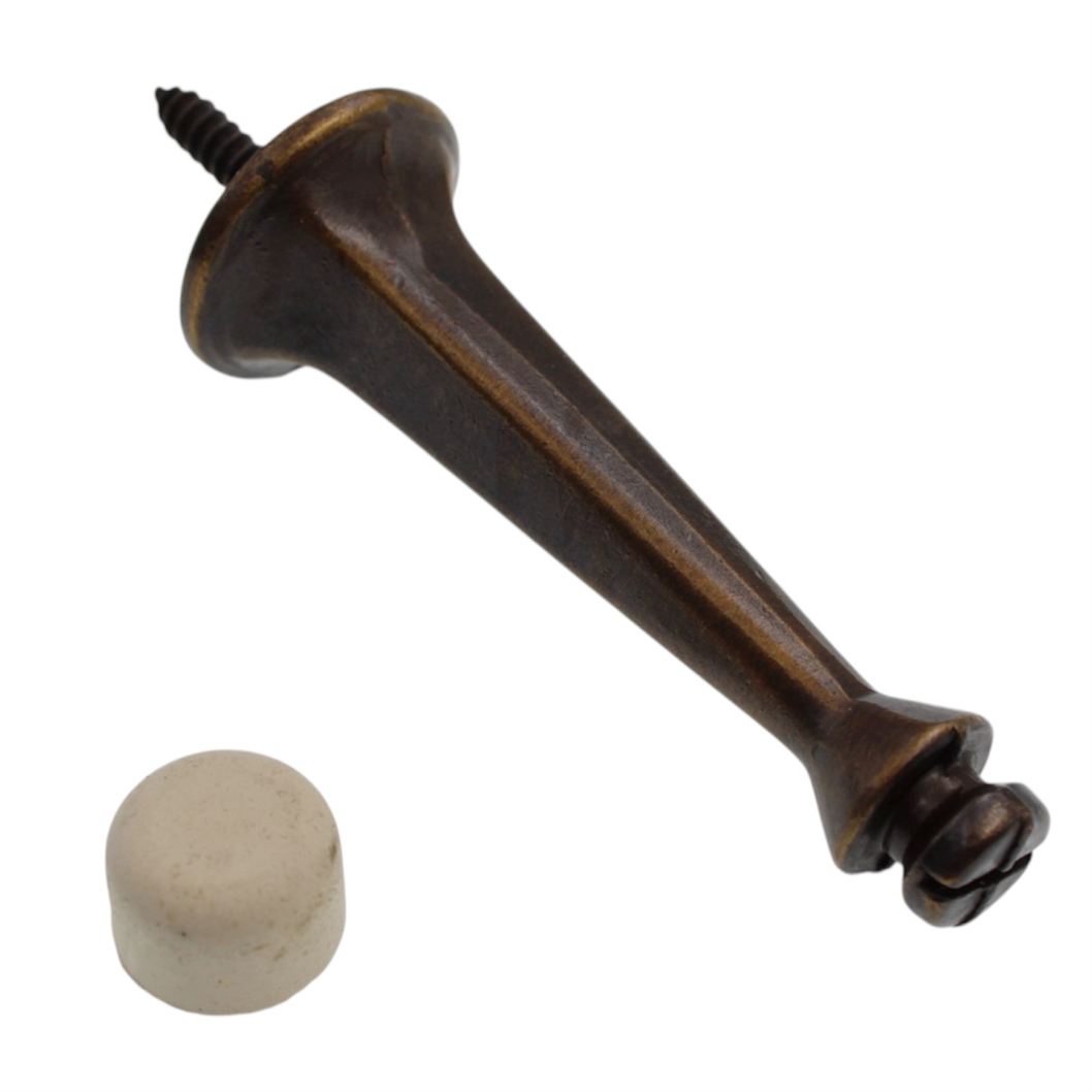 Amerock Heavyweight Baseboard Doorstop Antique English with Rubber Tip BP2250-AE