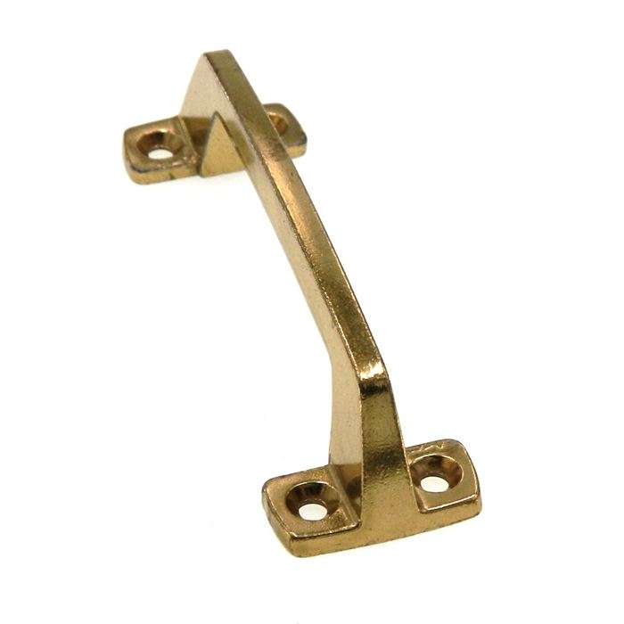 Pair of Amerock Bright Brass 3 3/8" Ctr. Window Sash Lift Handle Pulls BP2290-3