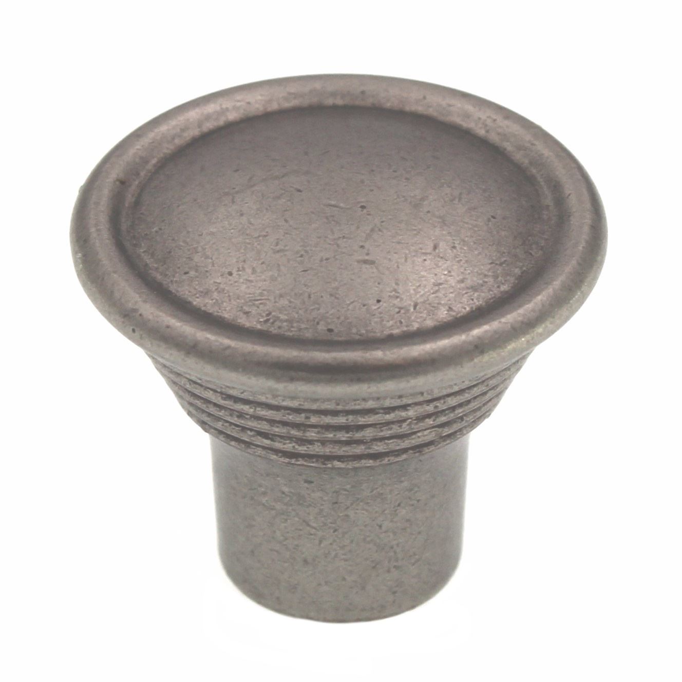 Amerock Vasari Antique Nickel 1 3/16 inch Round Cabinet Knob BP24010AN