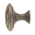 Amerock Lattice Distressed Brass 1 3/8 inch Round Cabinet Knob BP24234DBS