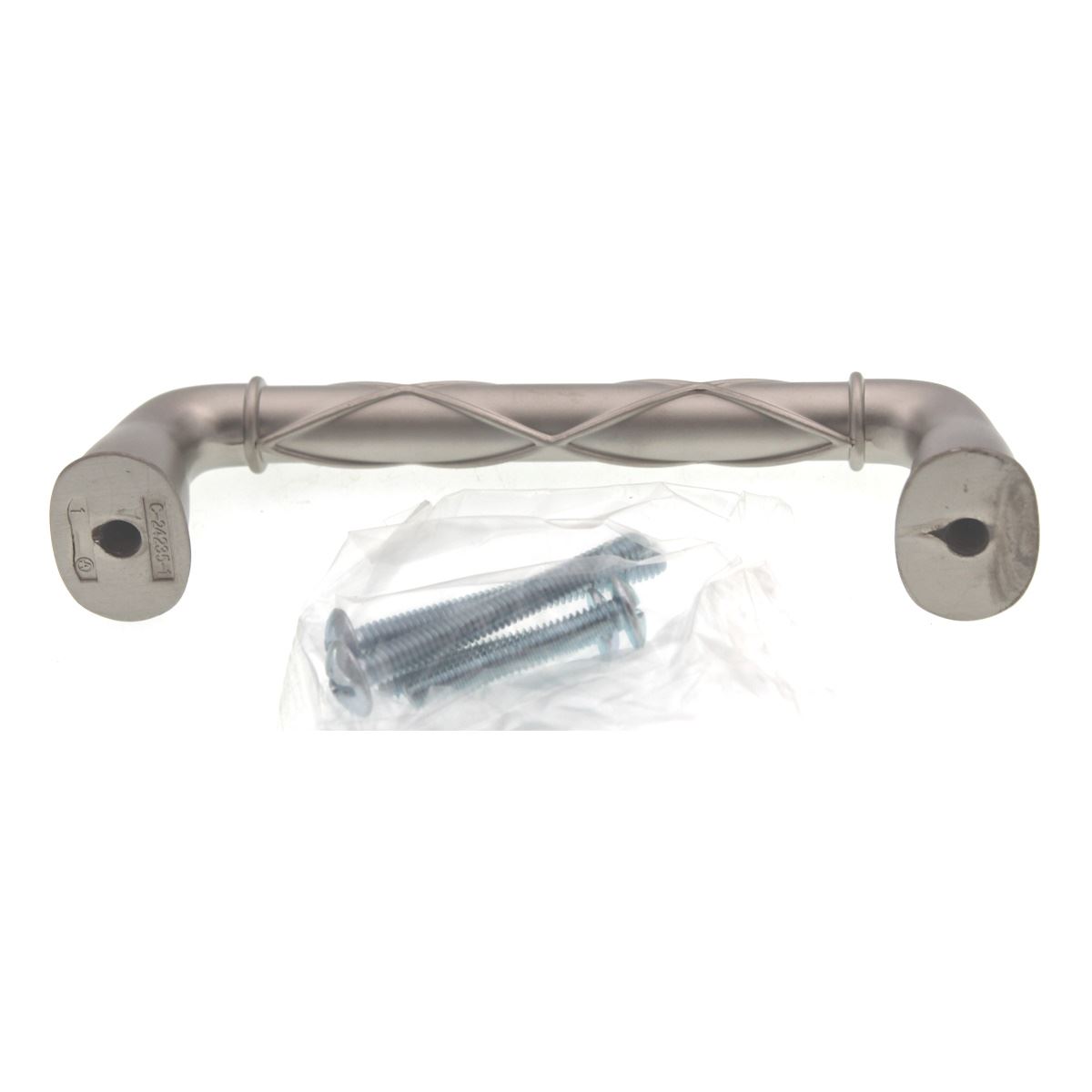 Amerock Lattice Satin Nickel 3 3/4 inch (96mm) CTC Cabinet Handle Pull BP24235SN