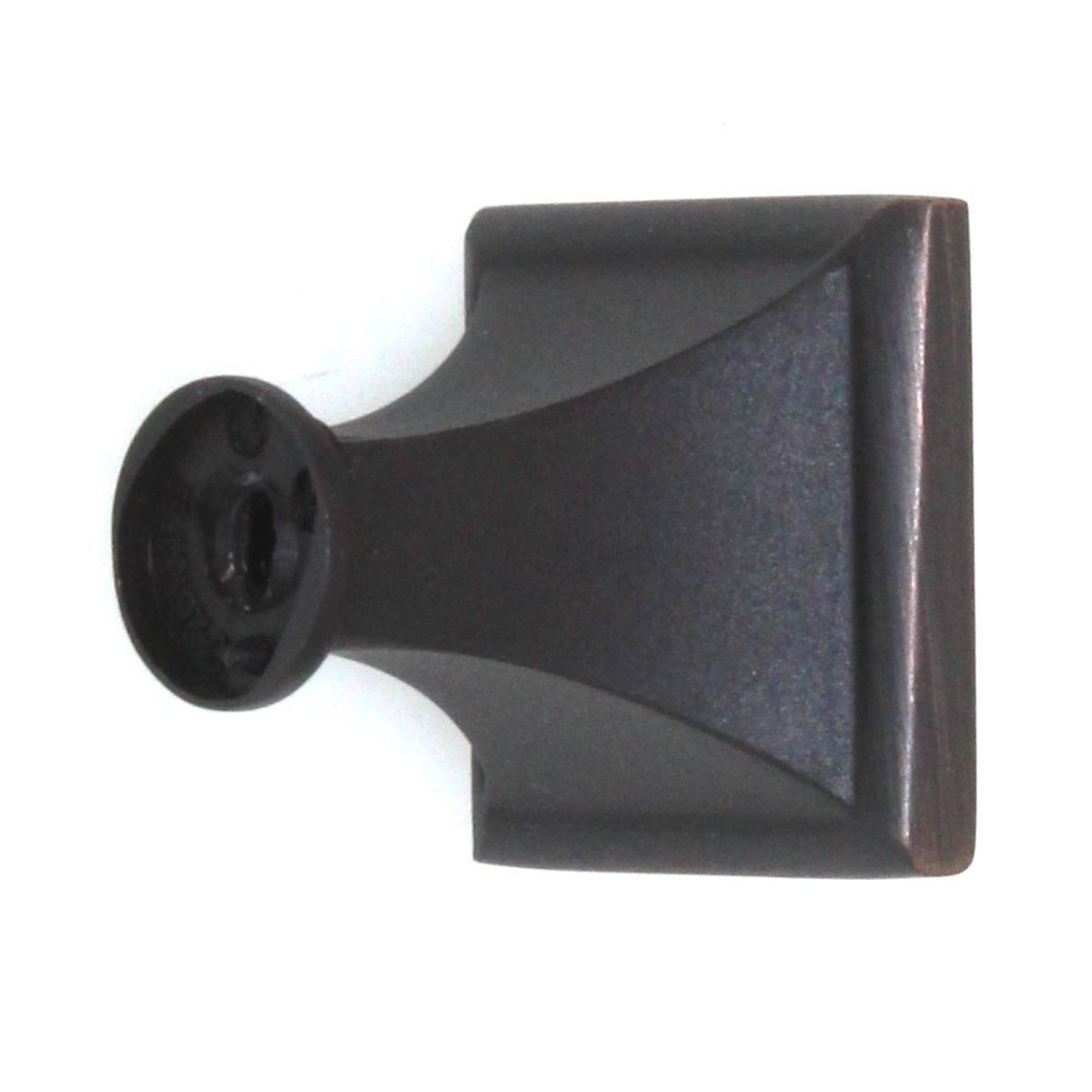 Amerock Manor 1" Oil Rubbed Bronze Square Ridged Cabinet Knob BP26131-ORB