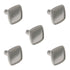5 Pack Amerock Porter 1 1/8" Satin Nickel Square Cabinet Knobs BP27006-G10