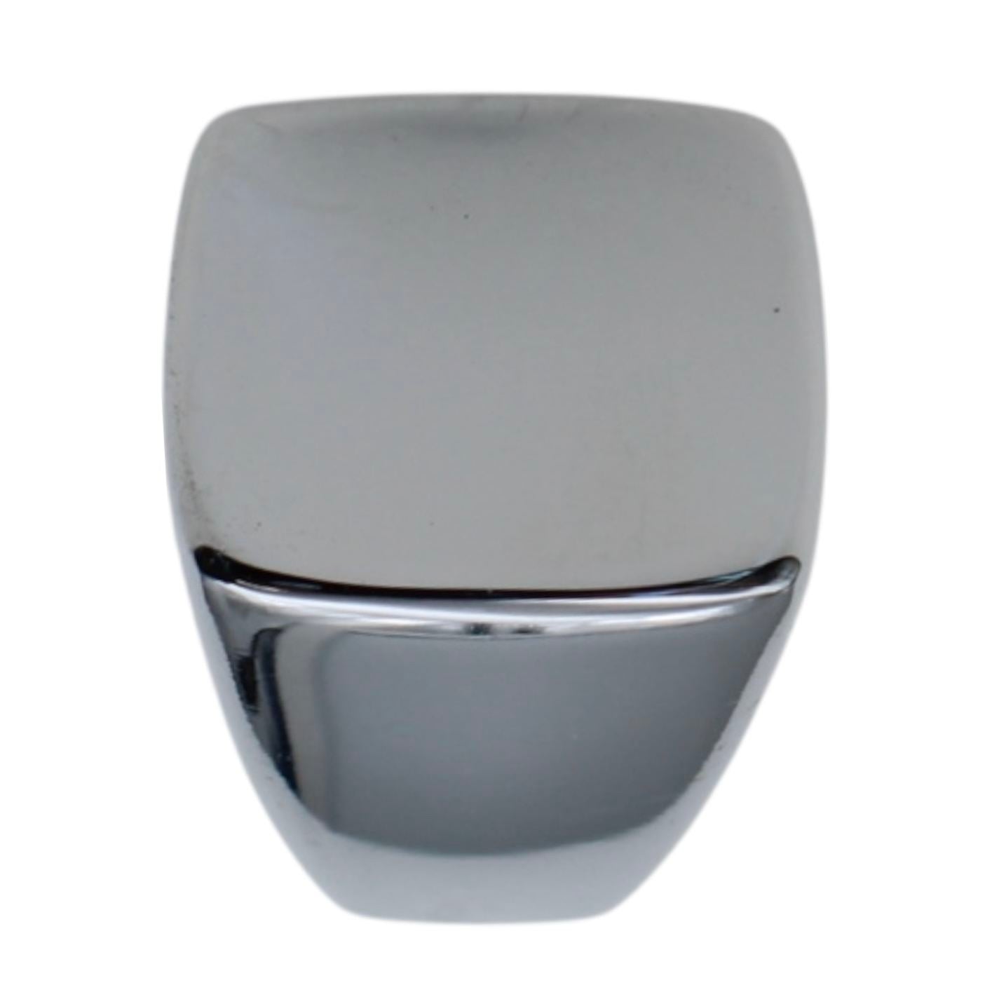 Amerock Creased Bow 7/8" Square Cabinet Knob Polished Chrome BP2701826