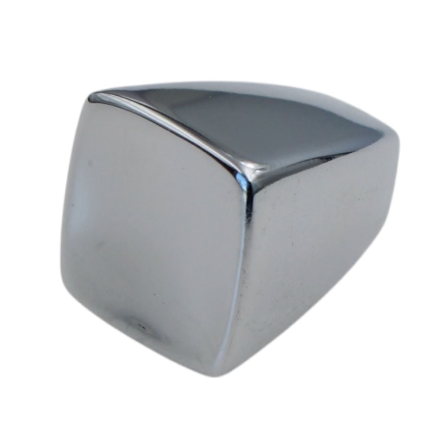 Amerock Creased Bow 7/8" Square Cabinet Knob Polished Chrome BP2701826