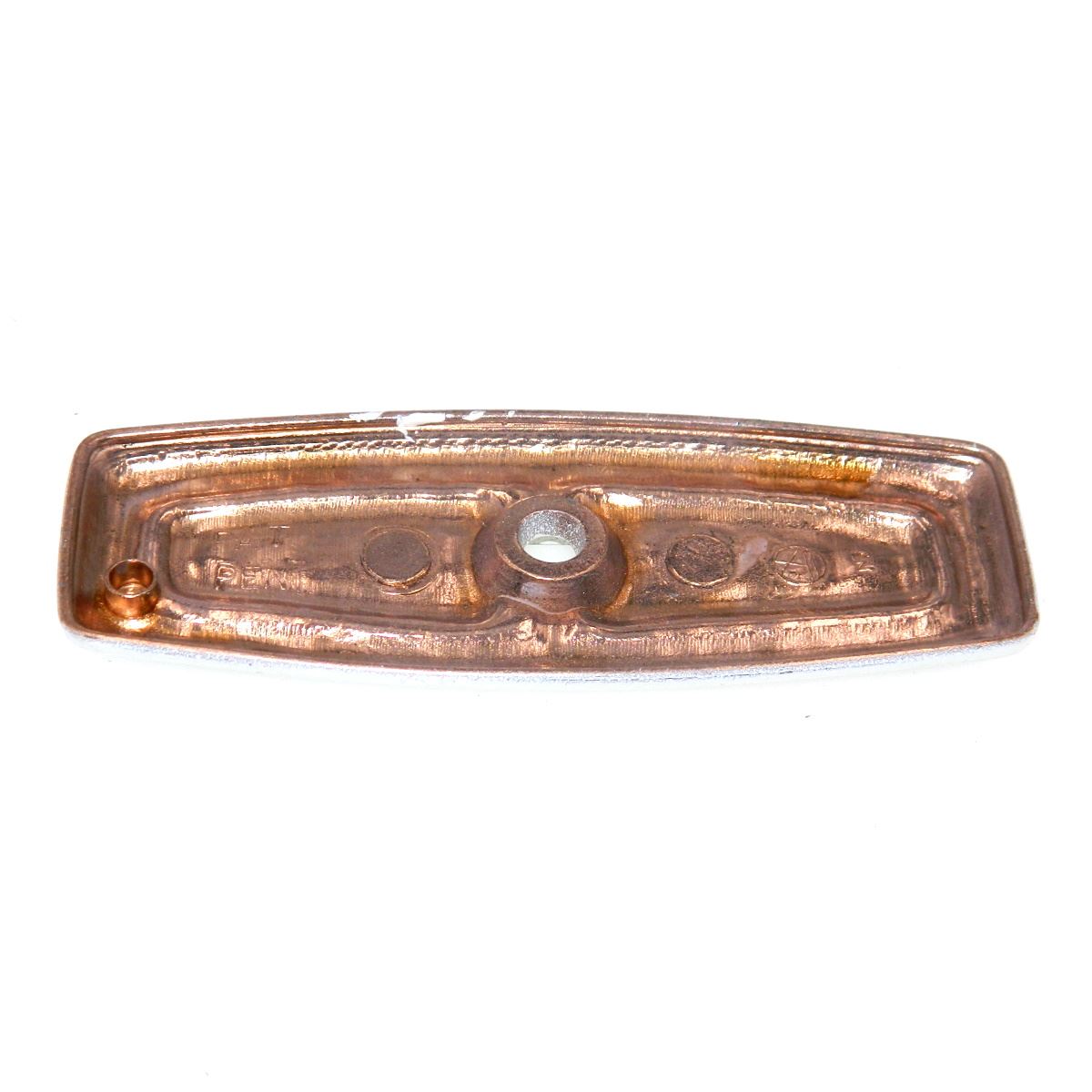 Amerock Bonaventure Regency White Gold 3-1/2" Cabinet Knob Backplate CM273A-RW