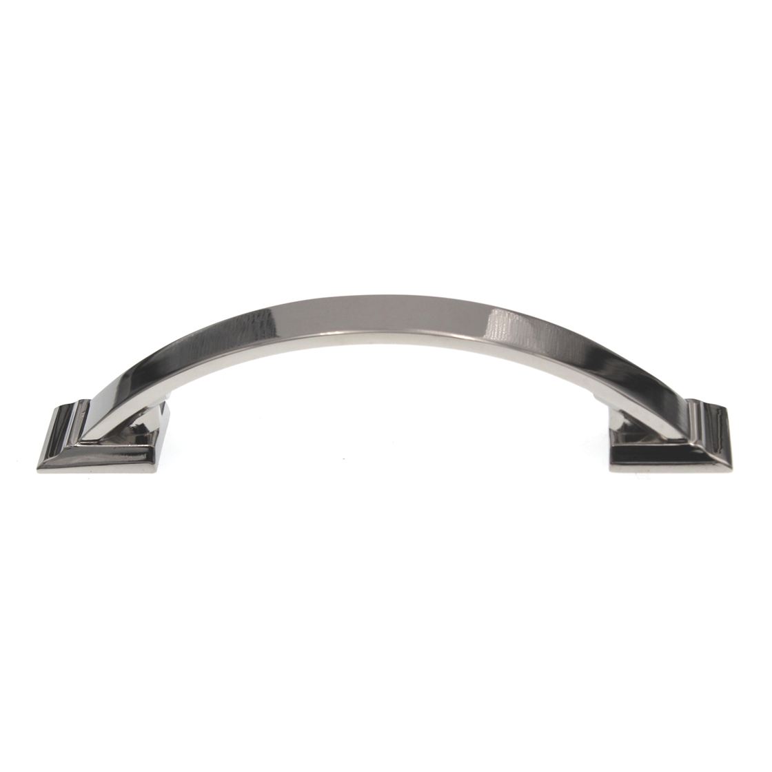 Amerock Candler 3 3/4" (96mm) Ctr Cabinet Arch Pull Polished Nickel BP29355PN