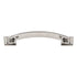 Amerock Candler 3 3/4" (96mm) Ctr Cabinet Arch Pull Polished Nickel BP29355PN
