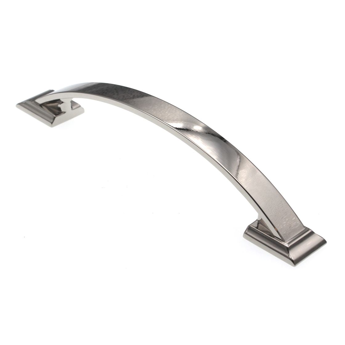 Amerock Candler 5 1/16" (128mm) Ctr Cabinet Arch Pull Polished Nickel BP29363PN