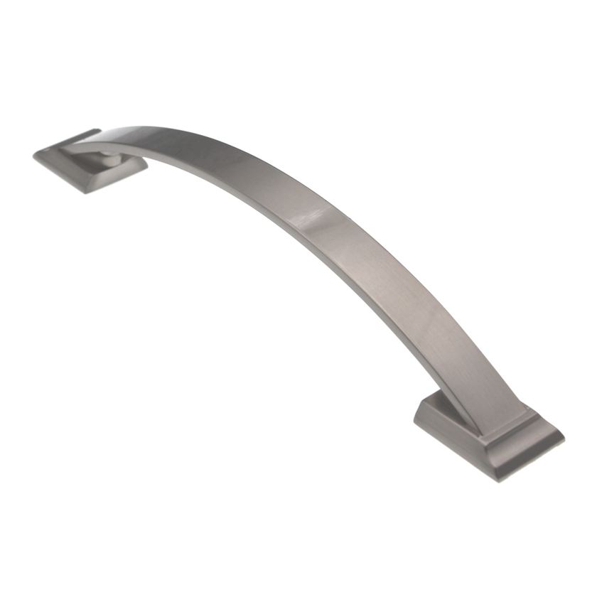 Amerock Candler 6 5/16" (160mm) Ctr Cabinet Arch Pull Satin Nickel BP29364G10