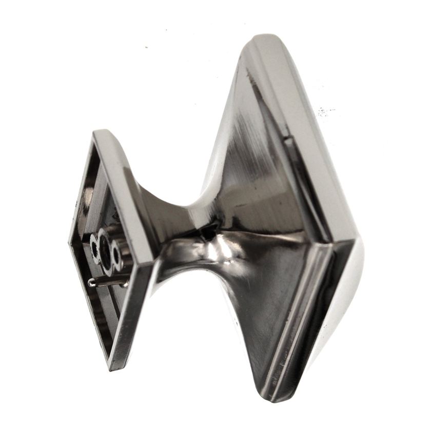 Amerock Candler 1 1/2" Rectangle Cabinet Knob Polished Nickel BP29368PN