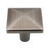 Amerock Extensity Antique Silver 1 1/8" Square Cabinet Knob BP29370AS