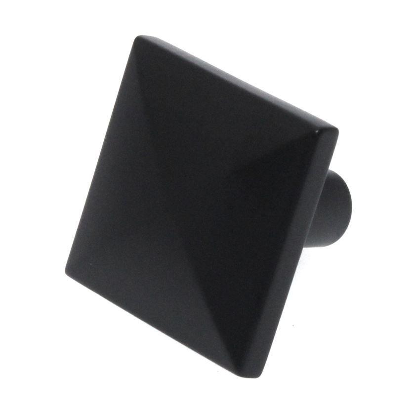 Amerock Extensity 1 1/8" Square Cabinet Knob Flat Black BP29370FB