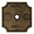 Amerock BP297-BB BD55 Burnished Brass Traditional Classics 1 3/4" Knob Backplate