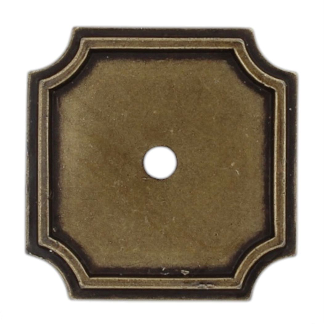 Amerock BP297-BB BD55 Burnished Brass Traditional Classics 1 3/4" Knob Backplate