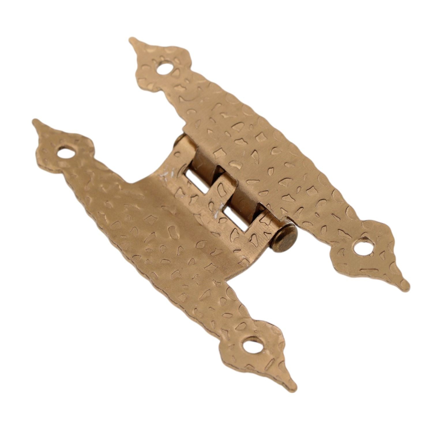 Pair of Amerock 3/8" Offset "H" Hinges Hammered Champagne Bronze BPR3406CZ