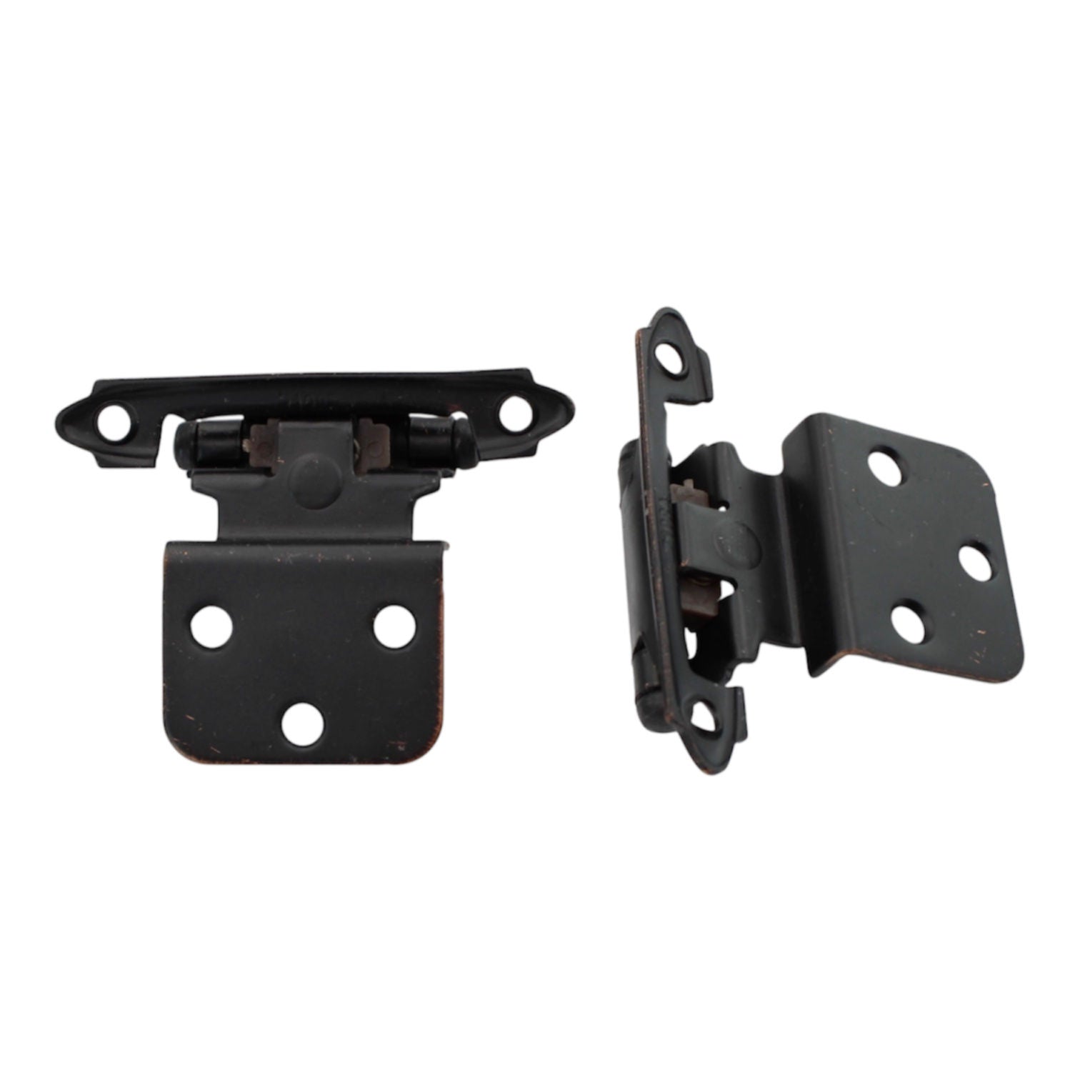 1 Pair Amerock Self-Close Oil-Rubbed Bronze 3/8" Inset Cabinet Hinges BP3428-ORB