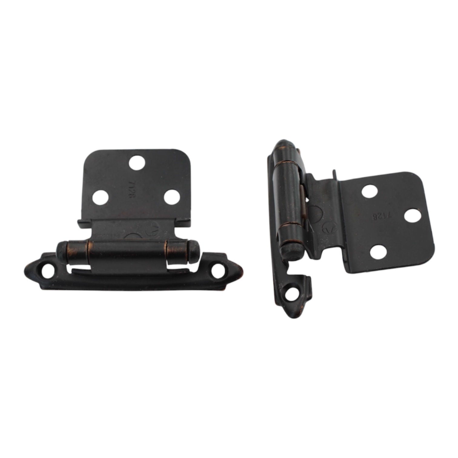 1 Pair Amerock Self-Close Oil-Rubbed Bronze 3/8" Inset Cabinet Hinges BP3428-ORB