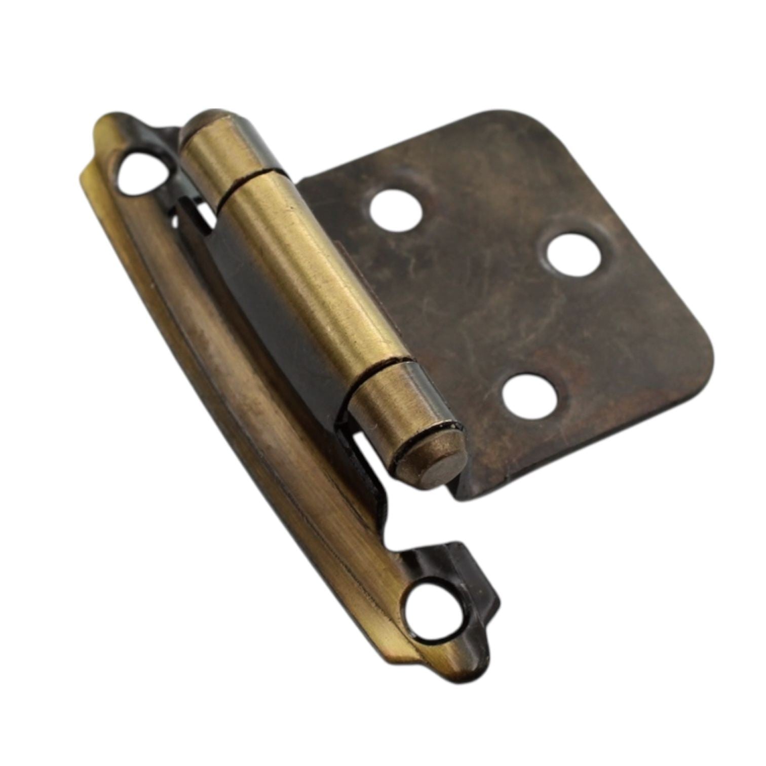 Pair Amerock BPR3429AE Antique English  Variable Overlay Cabinet Hinges
