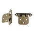 Pair Amerock BPR3429BB Burnished Brass  Variable Overlay Cabinet Hinges