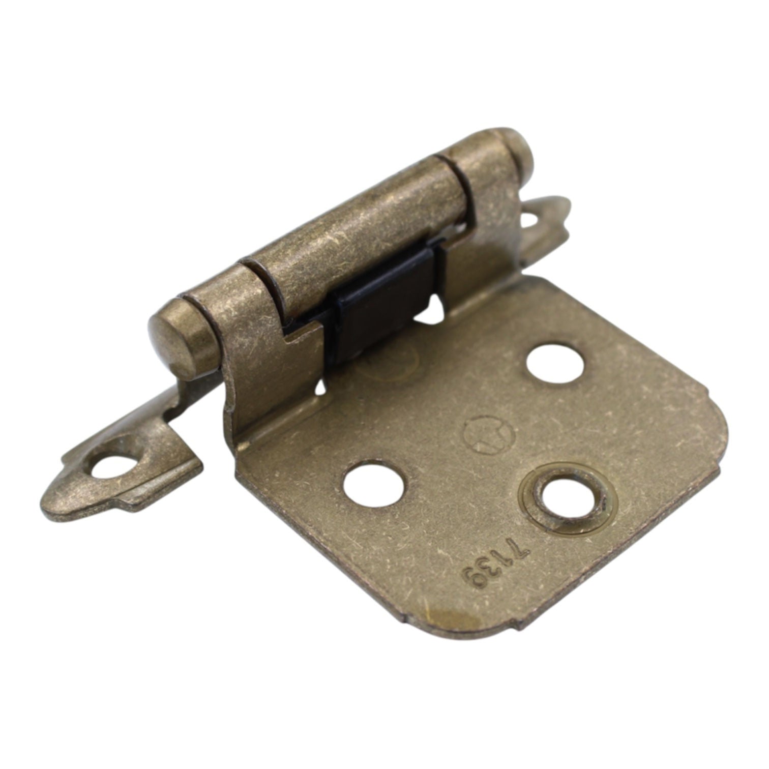 Pair Amerock BPR3429BB Burnished Brass  Variable Overlay Cabinet Hinges