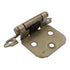 Pair Amerock BPR3429BB Burnished Brass  Variable Overlay Cabinet Hinges