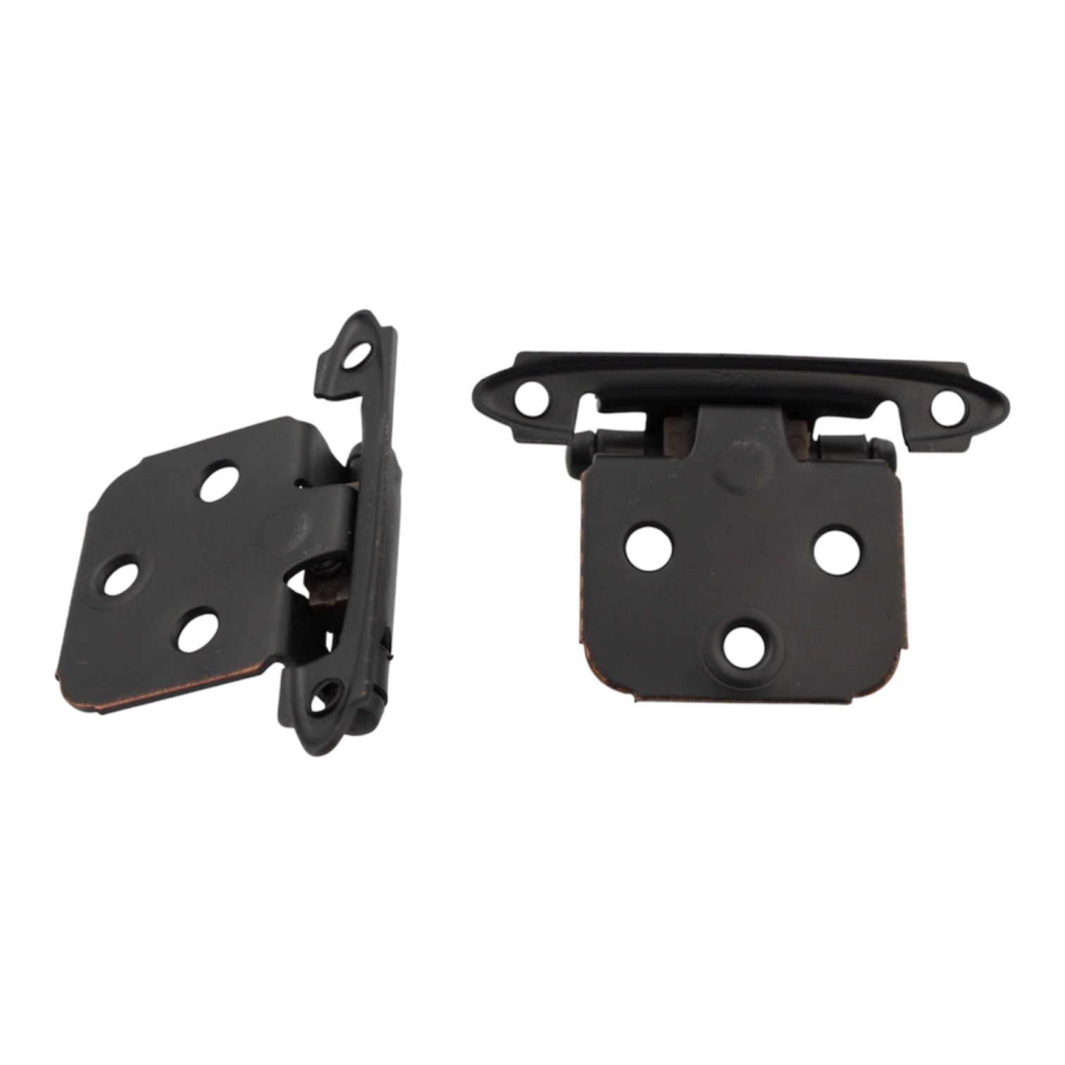 Pair Amerock Oil Rubbed Bronze Self-Closing Variable Overlay Hinges BPR3429ORB