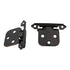 Pair Amerock Oil Rubbed Bronze Self-Closing Variable Overlay Hinges BPR3429ORB