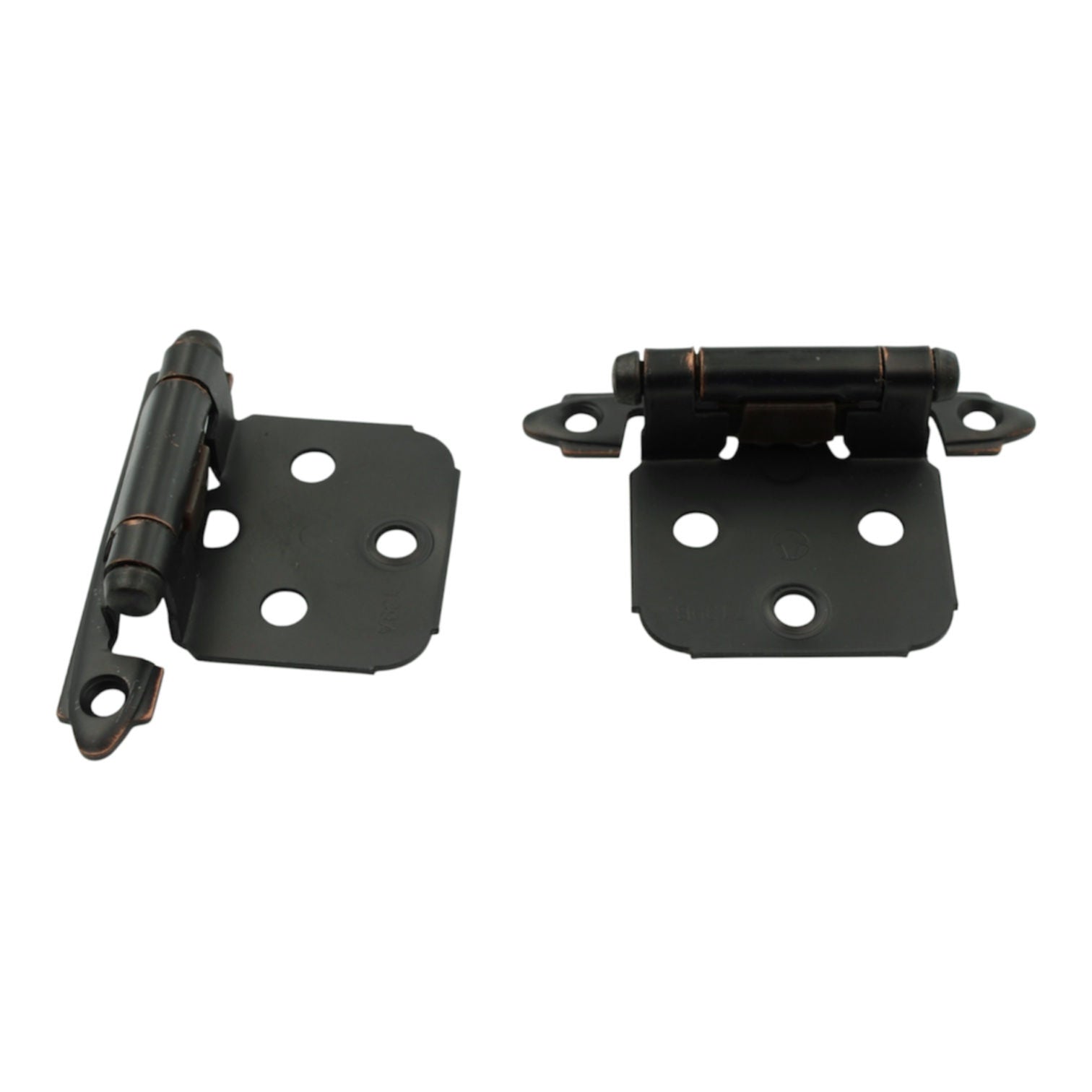Pair Amerock Oil Rubbed Bronze Self-Closing Variable Overlay Hinges BPR3429ORB