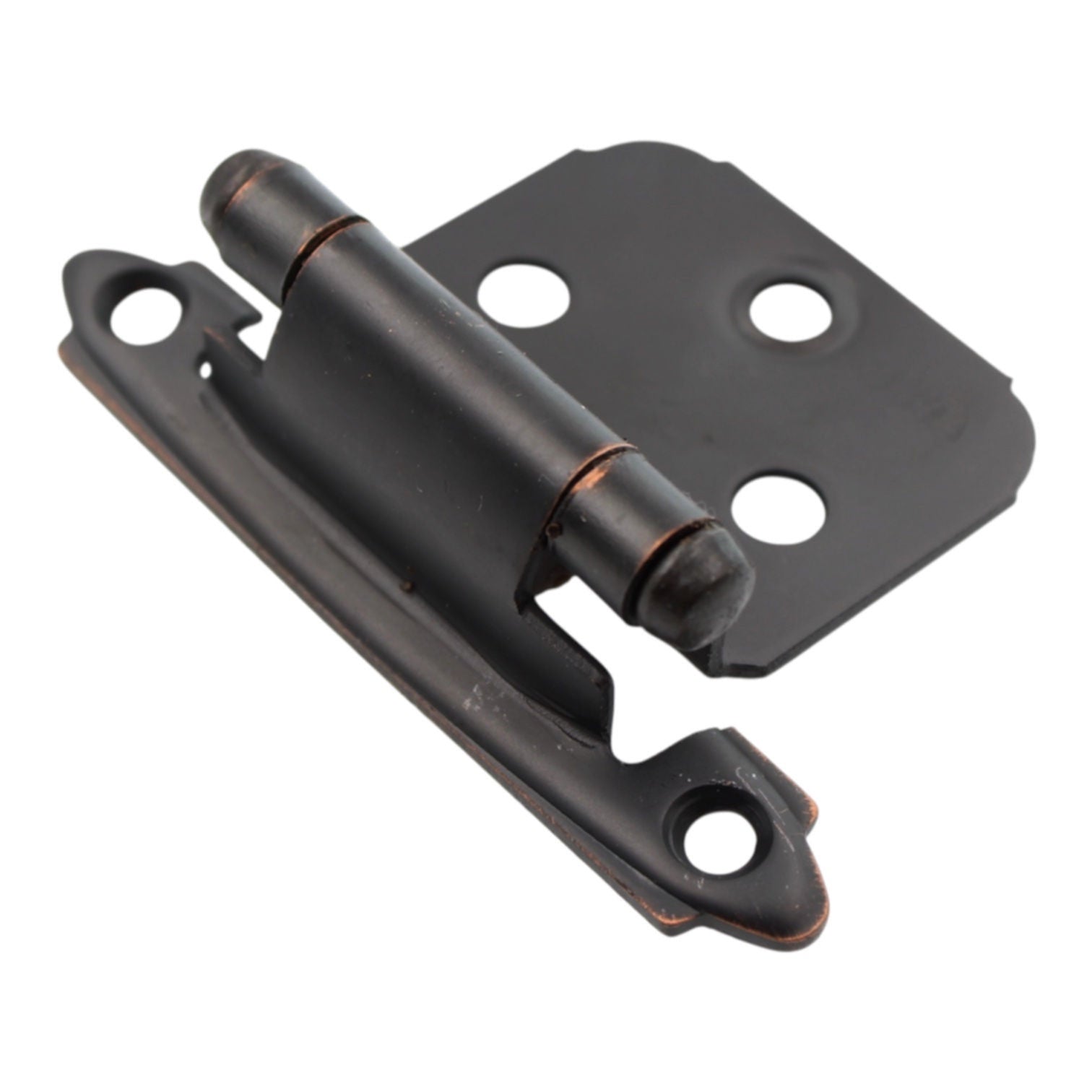 Pair Amerock Oil Rubbed Bronze Self-Closing Variable Overlay Hinges BPR3429ORB