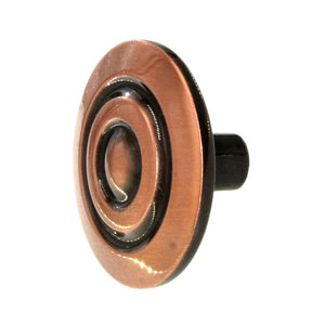 Amerock BP3433-AC Antique Copper Classic Accents 1 1/2" Cabinet Knob Pull