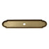 Amerock BP3444-BB Burnished Brass 3 11/16" Cabinet Knob Backplate