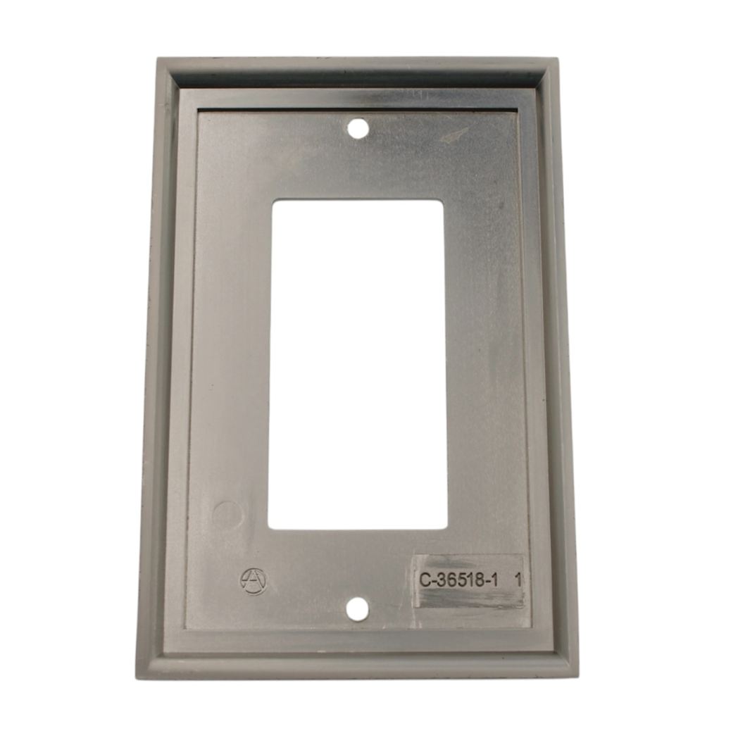 Amerock Mulholland Satin Nickel 1 Rocker Switch Wall Plate BP36518G10