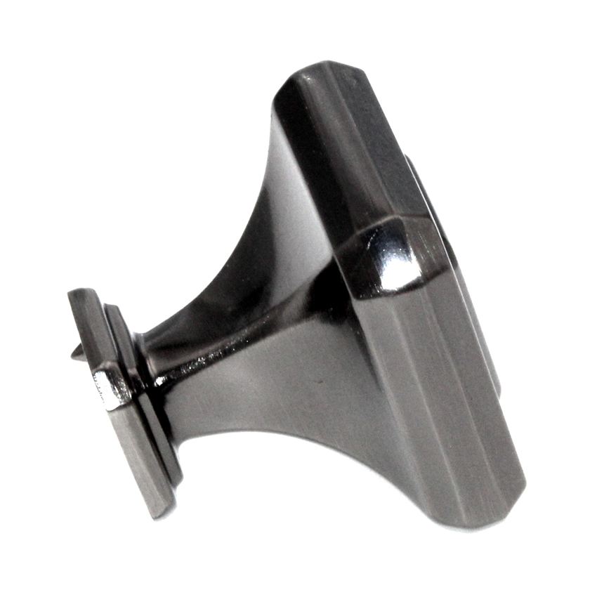 Amerock Wells 1 1/4" Square Cabinet Knob Gunmetal BP36546GM