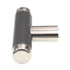 Amerock Esquire 2 5/8" T Bar Cabinet Knob Polished Nickel Gunmetal BP36556PNGM