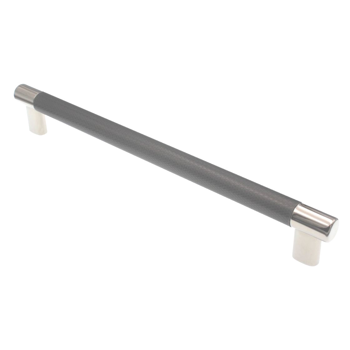 Amerock Esquire 10 1/16" (256mm) Ctr Pull Polished Nickel Gunmetal BP36560PNGM