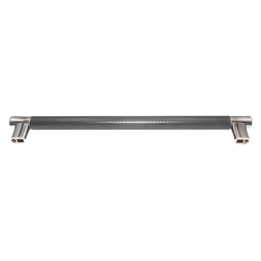 Amerock Esquire 10 1/16" (256mm) Ctr Pull Polished Nickel Gunmetal BP36560PNGM