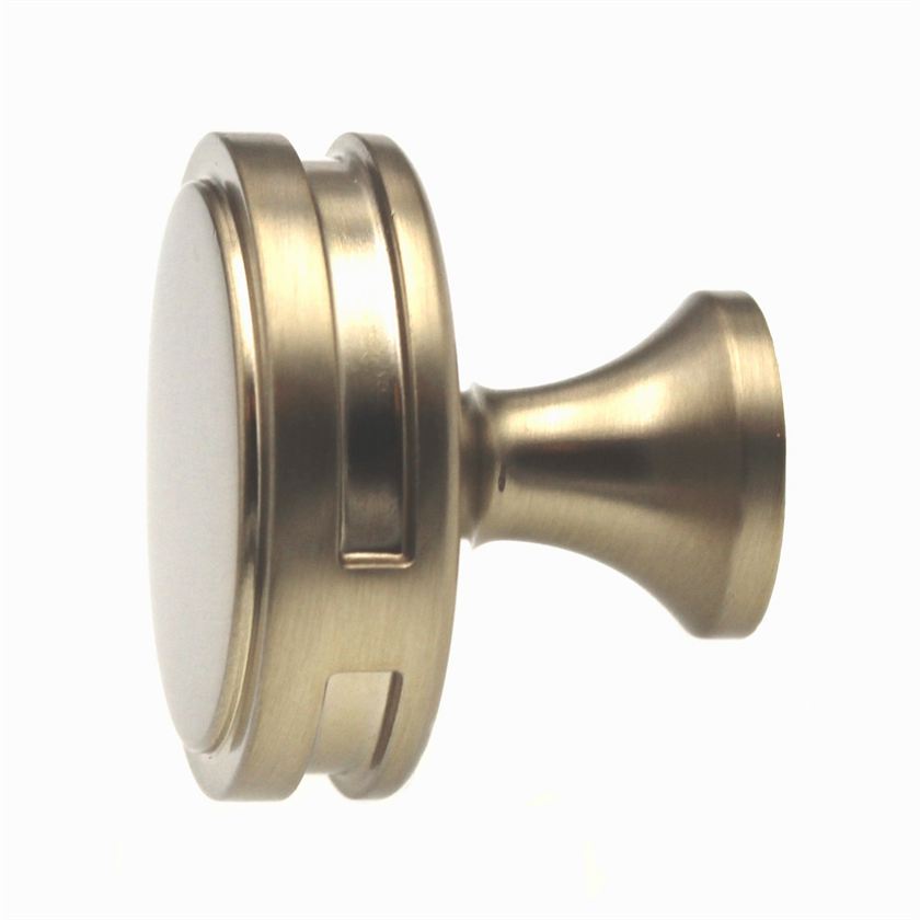Amerock Oberon 1 3/8" Round Cabinet Knob Golden Champagne BP36603BBZ