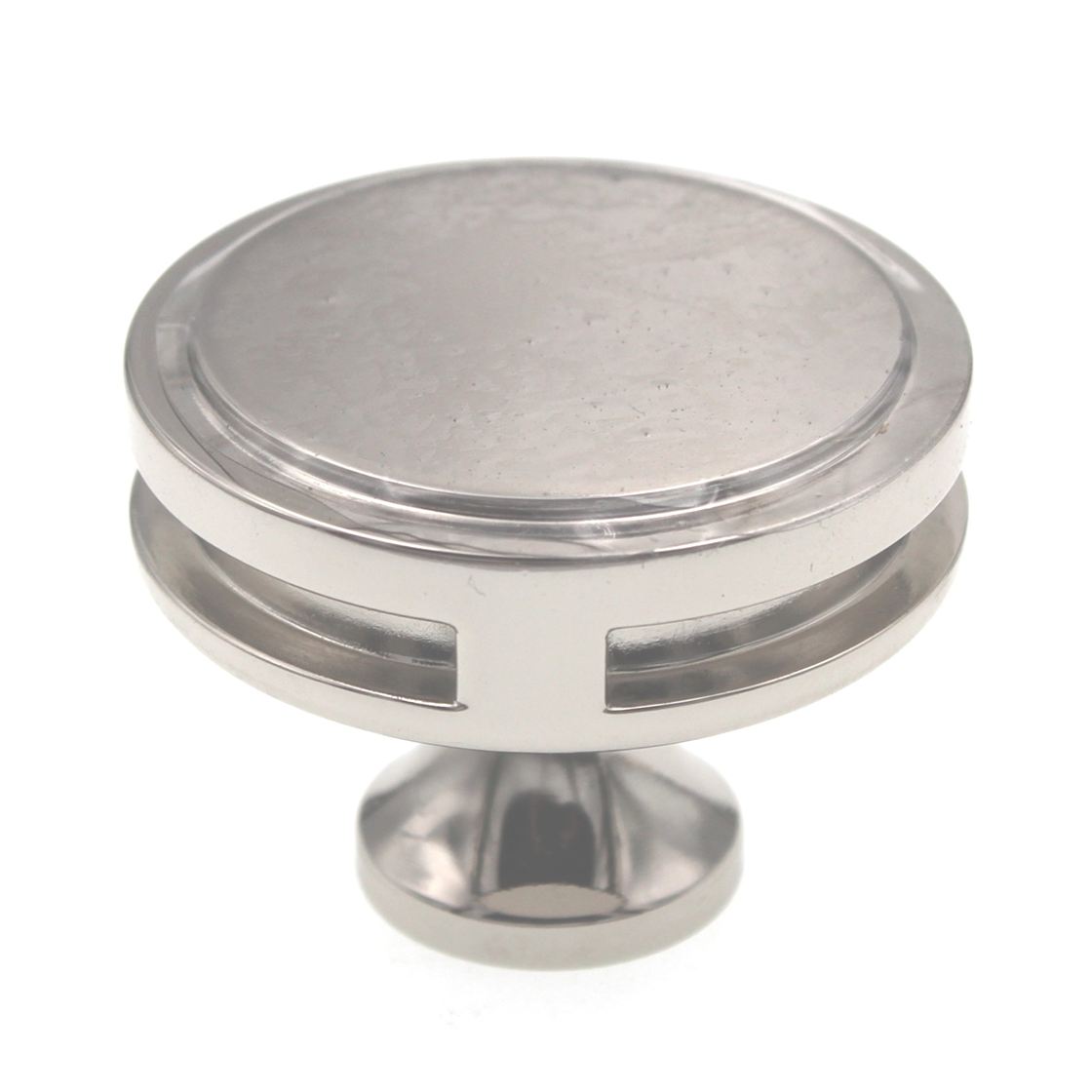 Amerock Oberon 1 3/4" Round Cabinet Knob Polished Nickel BP36604PN