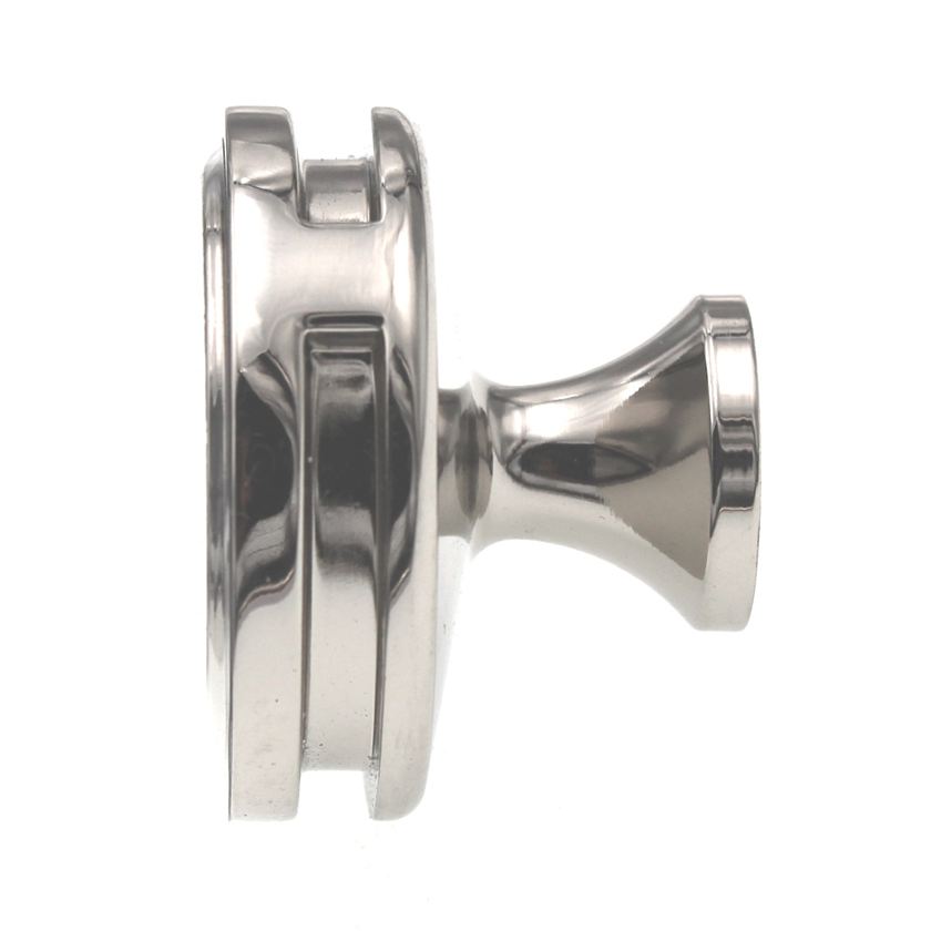 Amerock Oberon 1 3/4" Round Cabinet Knob Polished Nickel BP36604PN