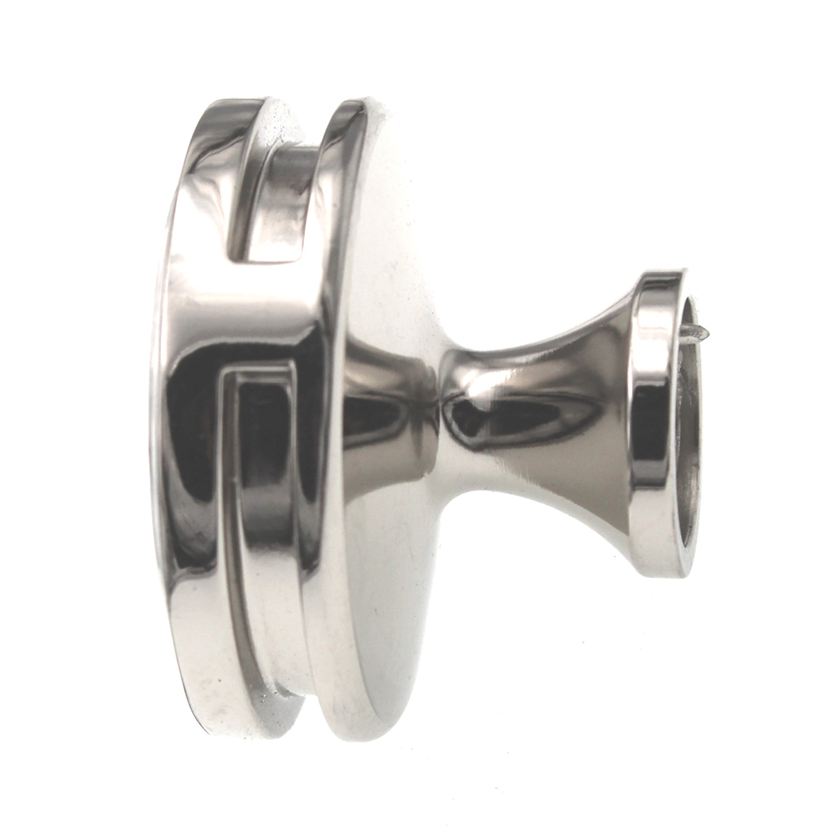 Amerock Oberon 1 3/4" Round Cabinet Knob Polished Nickel BP36604PN