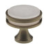 Amerock Oberon 1 3/8" Round Cabinet Knob Golden Champagne Frosted BP36608BBZFA